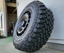 プラド ハイラックス サーフ FJクルーザー H3 タイヤホイール 4本セット 17インチ スワッガー トーヨー オープンカントリーMT 265/70R17_画像7