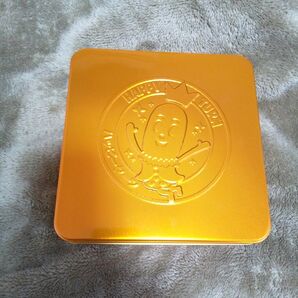 ☆美品☆ハッピーターン 蓋付き スチール缶