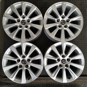 管理番号：Ｓ5-192【４本価格】【16x7J 5x114.3 ET+40 ハブ60】トヨタ純正・マークＸ等・店頭直接引取可能・下取り可能