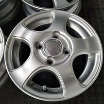 管理番号：S5-237【4本価格】【12x4J 4x100 ET+40 ハブ73】VIOLENTO・軽トラック 軽バン・軽自動車等・直接引取可能・下取り可能_画像3