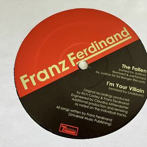 Franz Ferdinand / REMIXES(The Fallen/Justice,I'm Your Villain/Lindstrom,Do You Want To/Erol Alkan,Outsiders/Isolee)DNO995 06年US盤の画像5