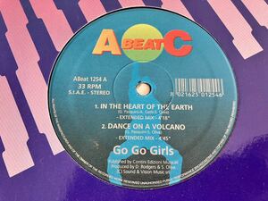 【伊Ori良好品】Go Go Girls/In The Heart Of The Earth(Extended)/Dance On A Volcano(Extended)+2Tra ABEATC ITALY Abeat1254 98年Hi-NRG
