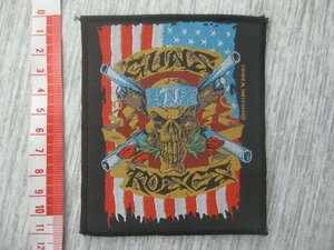 デッドストック 90’s　GUNS’N’ROSES ガンズアンドローゼズ パッチ/ワッペン#1 (9×10.5cm)