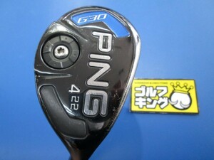 GK三好◆ 482 ピン ◆PING◆G30 HYBRID◆TFC390H(JP)◆R◆22度◆特価ユーティリティー◆オススメ◆人気◆ハイブリッド◆