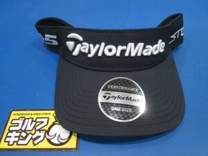 GK鈴鹿☆ 054 【新品】テーラーメイド◆ツアーレーダーバイザー◆TD679◆ブラック◆黒◆帽子◆ゴルフウェア◆