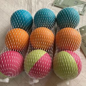  Ikea toy EKORRE ball 3 piece ×3 set unused free shipping colorful toy . power up construction raw materials also for pets also extra 57cm swim ring 