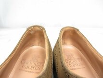 HH超美品【クロケット&ジョーンズ CROCKETT&JONES】WESTFIELD スエード ドレスシューズ 紳士靴 (メンズ) size5E 茶系 ◎18MZA3118◎_画像4