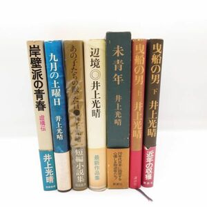 全巻 初版 古書 井上光晴 7冊セット 曳船の男 上下 , 辺境 , あの子たちの眠った日 , 未青年 etc 小説 文学 昭和 レトロ ヴィンテージ 本/A