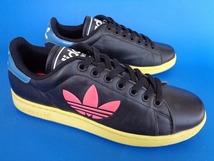 12640■美品 11年製 adidas stansmith 2 アディダス スタンスミス 黒 マルチカラー 27 G43825 クレイジー_画像2