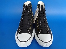 12647■新品 CONVERSE ALLSTAR コンバース オールスター スタッズ 黒 白 金 26 US 7.5 1CJ392 ボイコット クリスチャンルブタン 好き_画像3