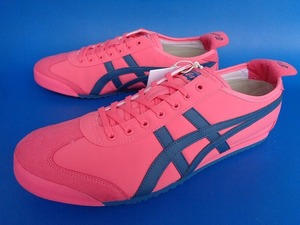 12676■新品 デッド タグ付き asics onitsukatiger MEXICO66 1183B497 アシックス オニツカタイガー メキシコ ピンク 紺 ネイビー 28 cm