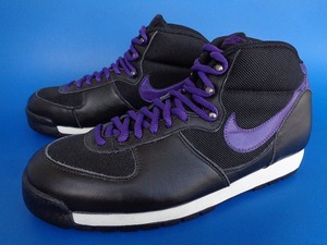 12697■新品 デッド 11年製 NIKE AIR APPROACH MID ナイキ エア アプローチ ミッド 黒 紫 27 330081-050 マグマ 好きに