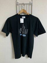 新品（タグ付き）［Omoshiro］半袖Tシャツ 黒色　Mサイズ Y1082_画像1