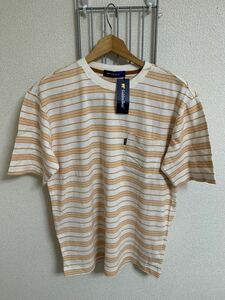 （タグ付き）［Golden Bear］ゴールデンベア　半袖Tシャツ ボーダー柄　Lサイズ Y1094