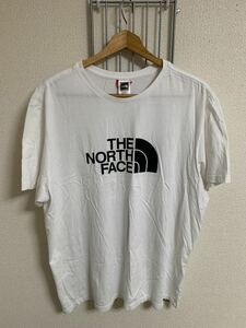 ［THE NORTH FACE ］ザノースフェイス 半袖ロゴTシャツ 白色　XLサイズ Y1139