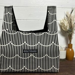 ハンドメイド☆エコバッグ☆コンビニ弁当他 女性 北欧 ランチバッグ