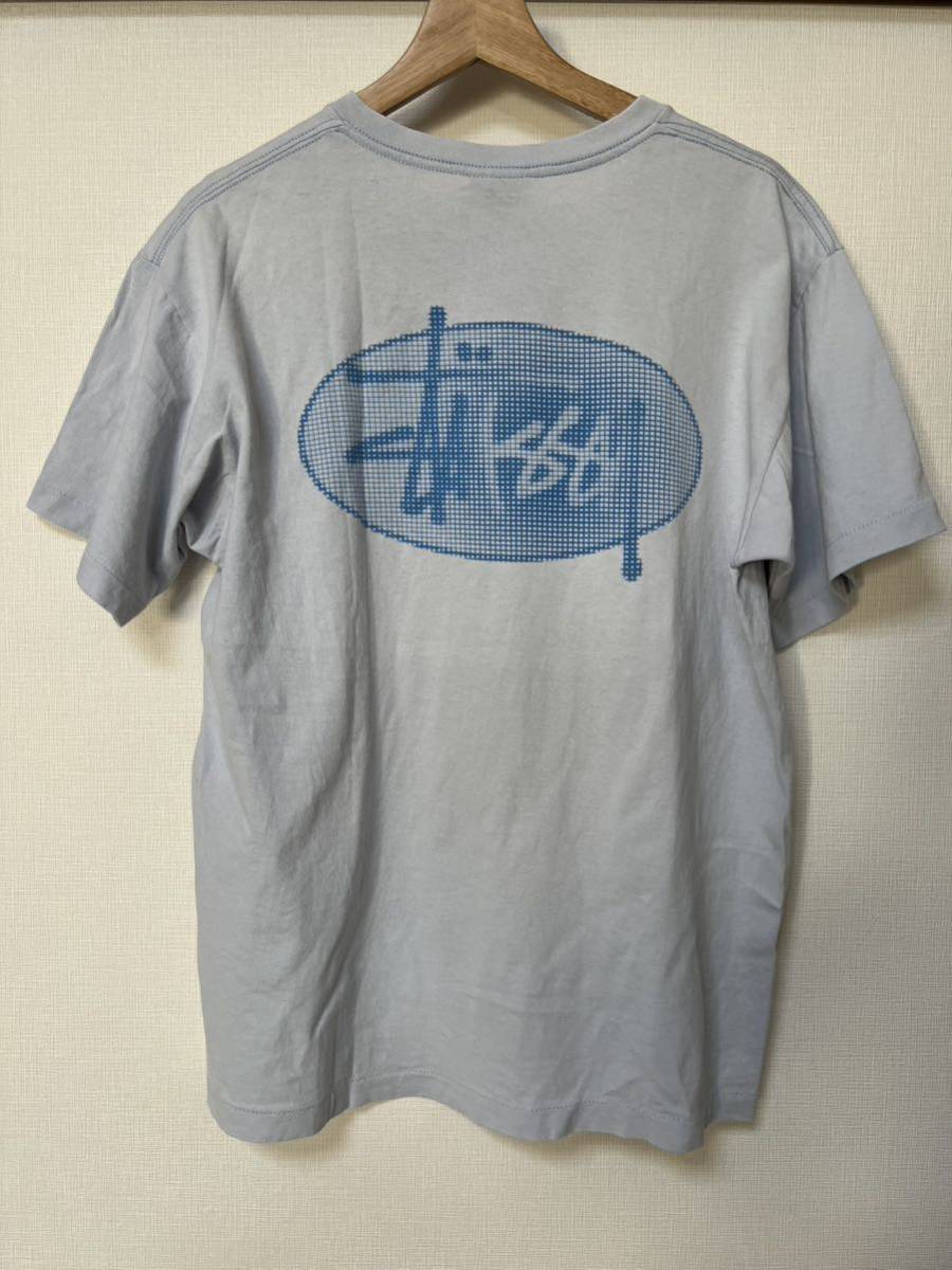 メンズ80s USA製 old stussy ボーダー 総柄 Tシャツ 古着 廃盤トップス