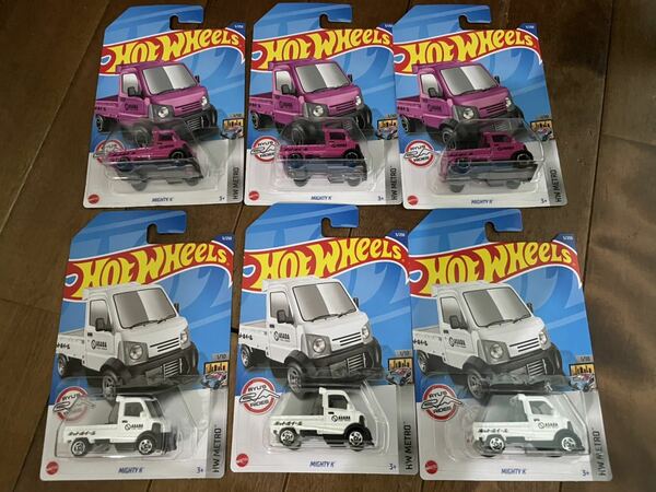 送料込6台セット MIGHTY K 軽トラ RYU ASADA HOTWHEELS ホットウィール マイティー ryu's ride jdm マイティ