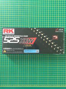 【処分品】RK EXCEL シールチェーン BL ブラック BL525X-XW 120L NC700X デュアルクラッチ/ABS NC700X/ABS 国内仕様 NT650 ブロス VFR750F