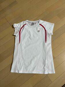 UVケア CLIMA COOL ドライ★adidas Mサイズ 半袖Tシャツ 半袖シャツ スポーツTシャツアディダステニスウェア