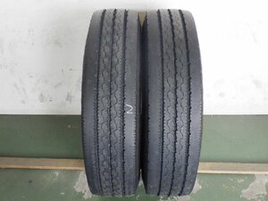 L16511-ブリヂストン R205 205/85R16 117/115L 中古 7分山 2本セット サマータイヤ 2018年製