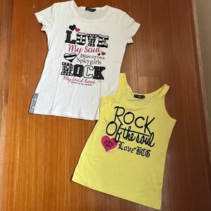 ブルークロスガールズ 半袖Tシャツ トップス　タンクトップ