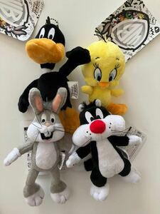 LOONEY TUNES(ルーニーテューンズ)ぬいぐるみBC/チャーム/キーチェーン/シルベスター・ダフィーダック・トゥイーティー・バッグスバニー