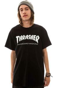 Thrasher (スラッシャー) JP Tシャツ Skate Mag T-Shirt Black ブラック (XL) スケボー SK8 SKATE スケートボード