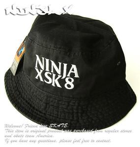 NINJA X (ニンジャエックス) ハット 帽子 バケットハット ニンジャエックス Original Anti rogo Bucket Hat S/M スケボー SKATE SK8