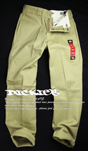 Dickies (ディッキーズ) ワークパンツ チノパン 無地 Original 874 Work Pants Khaki ベージュ/カーキ (30×32) SKATE SK8 スケボー_画像4