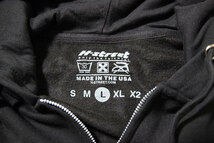 H-Street (エイチストリート) パーカー ジップフード OG Mark Logo Zip Hoodie Black ブラック (XL) スケボー SKATE SK8 スケートボード_画像5