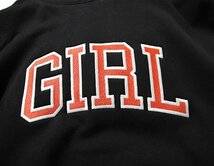 Girl Skateboards (ガール) パーカー プルオーバー Arch Pullover Black ブラック (XL) スケボー SKATE SK8 スケートボード_画像2