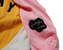 GRIMEY / GRMY (グライミー) トレーナー Jungle Punch Bicolor Crewneck Pink Spring 22 ピンク×オレンジ×ライム×グレー (XL)_画像9