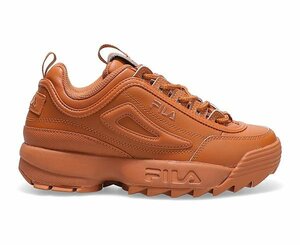 FILA (フィラ) レディース スニーカー シューズ DISRUPTOR II PREMIUM Brown ディスラプター 2 プレミアム 5XM01807 200 ブラウン (23.5cm)