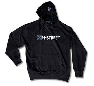 H-Street (エイチストリート) パーカー Mark OG Street Pullover Hoody Black ブラック (XXL) スケボー SKATE SK8 スケートボード