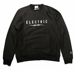 ELECTRIC (エレクトリック) 撥水 トレーナー WATER REPELLENT GREW BLACK (E23U02) ブラック (L) スノボー スノーボード