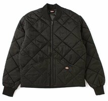 Dickies (ディッキーズ ) US キルティング ジャケット (61242BK) Diamond Quilted Nylon Jacket Black ブラック (L)_画像5