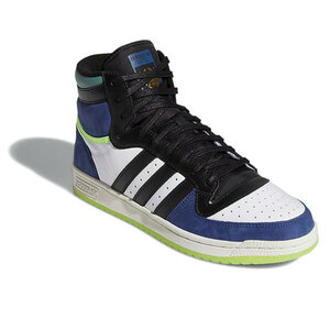 adidas (アディダス) ハイカット スニーカー TOP TEN RB DONOVAN MITCHELL SHOES (Tech Indigo / Core Blac k/ Hi-Res Yellow) (25cm)