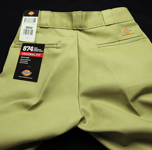 Dickies (ディッキーズ) ワークパンツ チノパン 無地 Original 874 Work Pants Khaki ベージュ/カーキ (30×32) SKATE SK8 スケボー_画像8