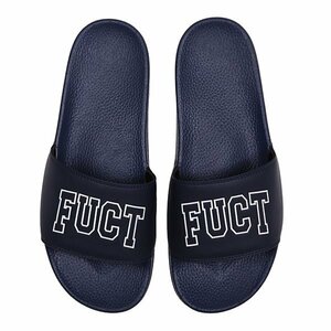 fuct (ファクト) US サンダル スリッパ ACADEMY LOGO SLIDES NAVY ネイビー US：8（JP：26cm）