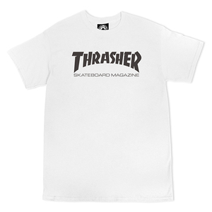 Thrasher (スラッシャー) US Tシャツ Skate Mag T-Shirt White ホワイト (L) スケボー SKATE SK8 スケートボード