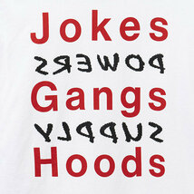 Powers Supply (パワーズ) ロンT ロングTシャツ 長袖 JOKES GANGS HOODS LS TEE WHITE ホワイト (L)_画像2