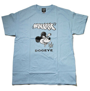 NINJA X (ニンジャエックス) オリジナル Tシャツ Mouse Trip T-Shirt Light blue ライトブルー (XL)