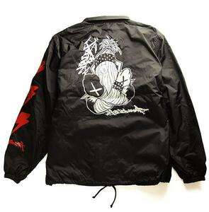NINJA X (ニンジャエックス) オリジナル コーチジャケット Straight Edge Coach jacket Original 2018 Black ブラック (M)