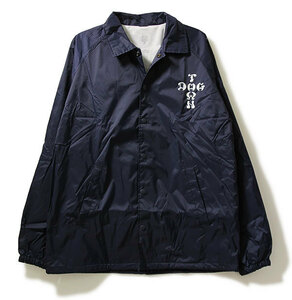 Dogtown (ドッグタウン) US コーチジャケット Windbreaker Cross Logo Navy ネイビー (XL) スケボー SKATE SK8 スケートボード