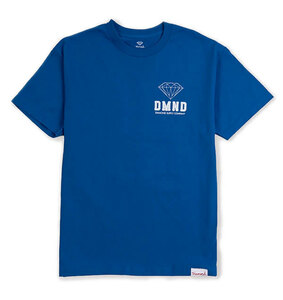 Diamond Supply Co. (ダイアモンドサプライ) Tシャツ Diamond Block Tee Royal Blue ロイヤルブルー (XL) スケボー SKATE SK8