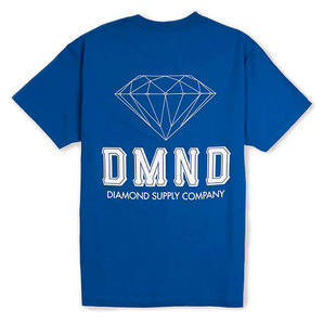 Diamond Supply Co. (ダイアモンドサプライ) Tシャツ Diamond Block Tee Royal Blue ロイヤルブルー (L) スケボー SKATE SK8の画像1