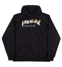 Thrasher (スラッシャー) US パーカー フード プルオーバー Intro Burner Hooded Sweatshirt Black ブラック (L) スケボー SKATE SK8_画像2