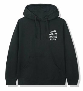 AntiSocialSocialClub (アンチソーシャルソーシャルクラブ) パーカー プルオーバー Mind Games Hoodie Black ブラック (2XL)