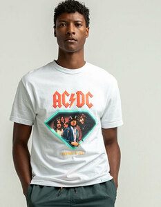 Diamond Supply Co. (ダイアモンドサプライ) Tシャツ Diamond X AC/DC Highway To Hell T-Shirt White ホワイト (L) スケボー SKATE SK8